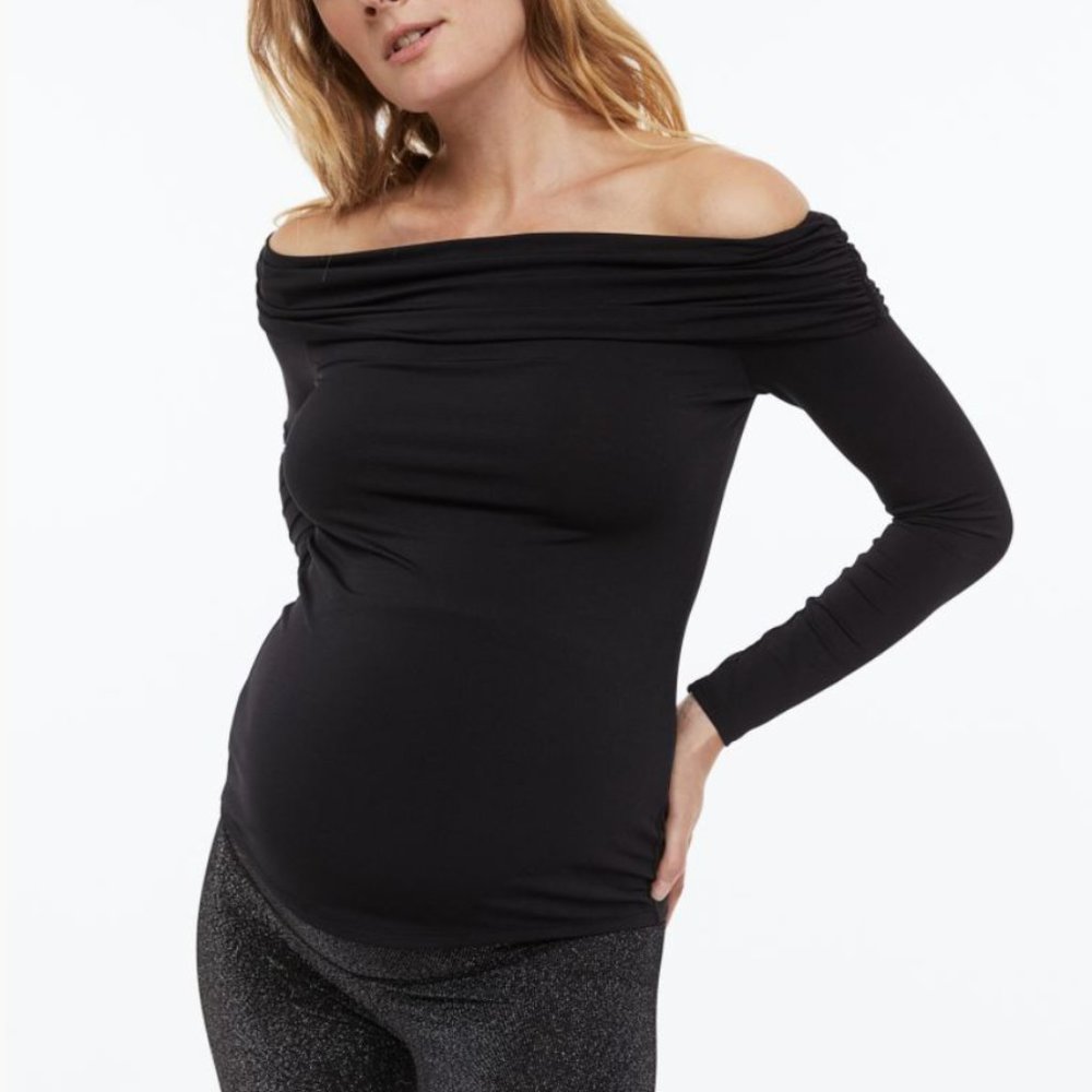 H&M maternity off the shoulder top